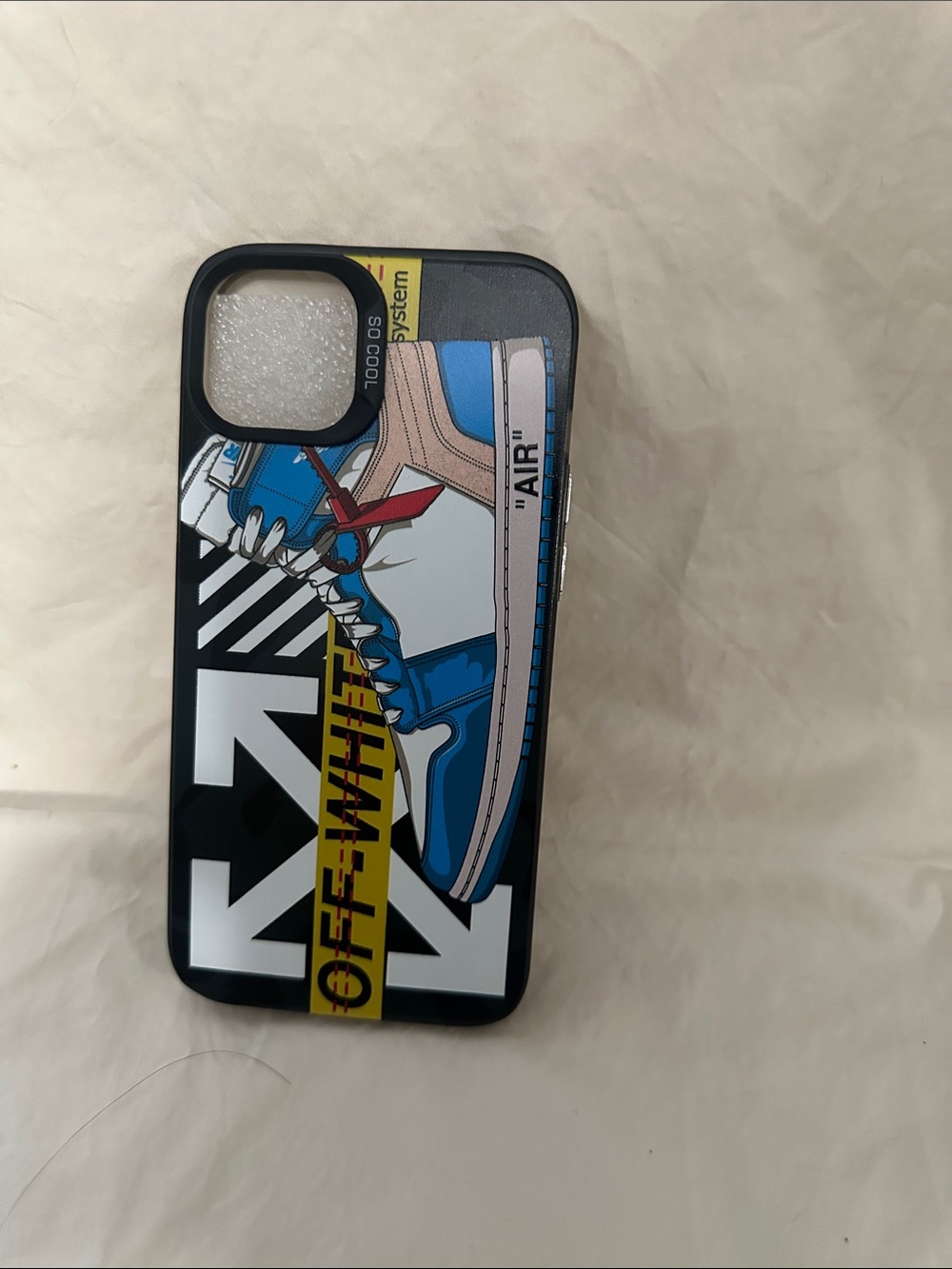 Blue & White Sneaker Graphic iPhone Case fits iPhone 14 Plus NWT